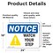Signmission 18 in Height, 24 in Width, Vinyl Decal, Rectangle OS-2PACK-NS-D-1824-L-18967 - alternate 6
